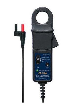 Gossen Metrawatt Z203B CP1100 AC/DC Current Sensor Clamp, 0.5 to 100, 5 to 1000 A/DC, 10 mV/A, 1 mV/A AC/DC-