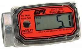 GPI 113255-12 D&amp;eacute;bitm&amp;egrave;tre de carburant en aluminium, 10-100 LPM, filetage NPT-