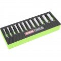 GreatNeck Tools 23986 Ensemble de douilles m&amp;eacute;triques, prise 6.35 mm, lot de 12-