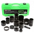 GreatNeck Tools 37310 Ball Joint Installer/Remover Adapter Set for 27023 Ball Joint Press, 14-piece-