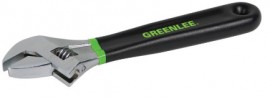 Greenlee 0154-08D Dipped Adjustable Wrench, 8"-