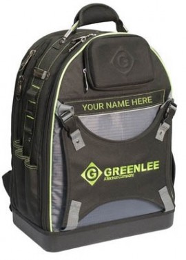 Greenlee 0158-26 Professional Tool Backpack-