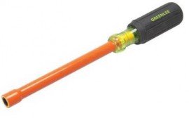 Greenlee 0253-13NH-INS Insulated Nut Holding Driver, 0.31 x 6&quot;-