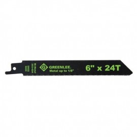 Greenlee 353-624 Progressive Pitch Reciprocating Saw Blades, 6&quot;, 5-pack-