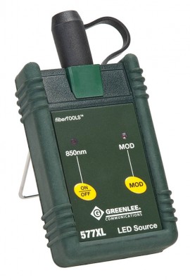 Greenlee 577XL AS100 850nm LED Source with AS-100 Launch Condition using 100/140 Fiber-