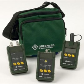Greenlee 5890-ST Multimode and Singlemode Fiber Optic Test Set with ST Connector-