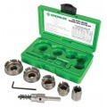 Greenlee 660 Jeu de coupe-trous en acier, 6 pi&amp;egrave;ces-