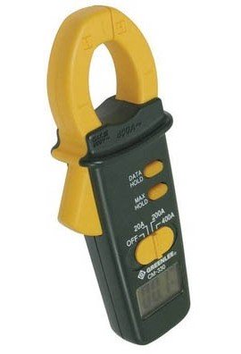 Greenlee CM-330 Clamp-On Ammeter, 400 A-