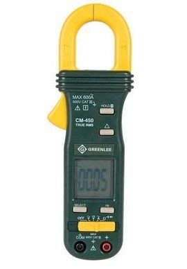 Greenlee CM-450 Digital Clamp-On Meter, 600 A AC-