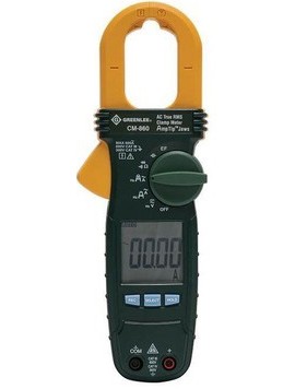 Greenlee CM-860-C AC True RMS Calibrated Clamp Meter, 600 A-