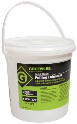 Greenlee CRM-1 Cable Cream Cable Pulling Lubricant, 1 gal-