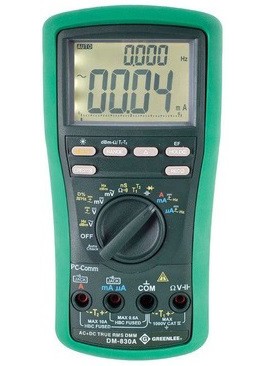 Greenlee DM-830A AC/DC True RMS Digital Multimeter-
