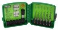 Greenlee DTAPKIT Ensemble de m&amp;egrave;ches/tarauds avec adaptateur &amp;agrave; changement rapide, 6-32 &amp;agrave; &amp;frac14;-20, six pi&amp;egrave;ces-