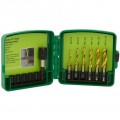 Greenlee DTAPSSKITM Metric Kit 7-Piece Drill/Tap Bit Kit for Stainless Steel-