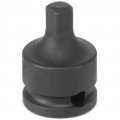 Grey Pneumatic 1128AL Adaptateur &amp;agrave; choc, 9.52 mm F x 6.35 mm M, goupille de verrouillage-