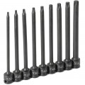 Grey Pneumatic 1206T Torx Set, 3/8" drive, 9-piece-