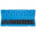 Grey Pneumatic 1212U Ensemble de douilles &amp;agrave; chocs universelles, prise 9.52 mm, lot de 12-