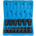 Grey Pneumatic 1314U Ensemble de douilles &amp;agrave; chocs universelles, prise 12.7 mm, lot de 14-