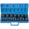 Grey Pneumatic 1319 Ensemble de douilles &amp;agrave; chocs, prise 12.7 mm, fractionnaire-
