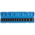 Grey Pneumatic 1412 m Impact Socket Set, ½" drive, 13 to 27 mm-