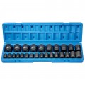 Grey Pneumatic 1726 m Ensemble de douilles &amp;agrave; chocs, prise 12.7 mm, m&amp;eacute;trique &amp;agrave; 12 pans, 26 pi&amp;egrave;ces-