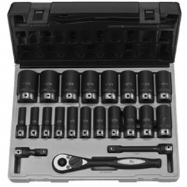 Grey Pneumatic 82622D Duo Socket Set, ½" Drive, 3/8 to 1-1/2", Deep Length-