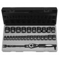 Grey Pneumatic 82629 m Duo Socket Set, ½" drive, 10 to 36 mm-