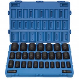 Grey Pneumatic GRY-8029D Deep Impact Socket Set, ¾" Drive, 29-Piece-