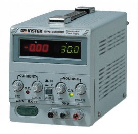 Instek GPS-3030DD 90W Linear DC Power Supply, 30V/3A, Dual-Display-