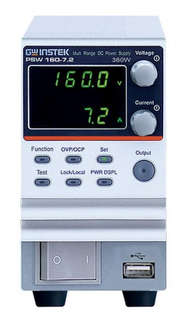 Instek PSW 160-7.2 Multi-Range DC Power Supply, 160V/7.2A/360W-