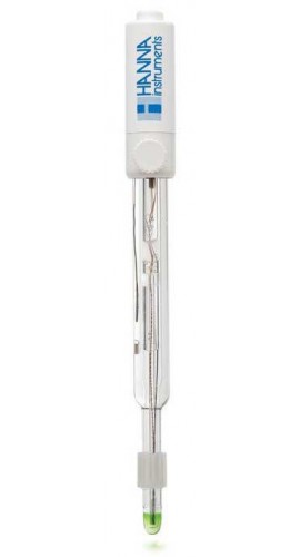 Hanna FC 10483 pH and Temperature Probe with Flat Tip, DIN-