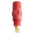 Hanna HI1001 Flow-thru Monitoring pH Electrode with BNC connection-
