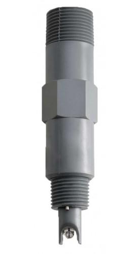 Hanna HI1002/5 pH Electrode for Continuous Flow Thru Monitoring, 5 m-