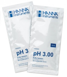 Hanna HI50003-02 Technical Calibration Buffer Sachets, pH 3.00, 25-pack-