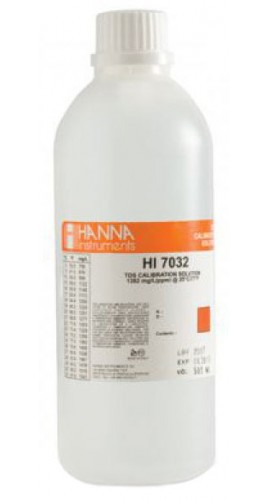 Hanna HI7032L 1382 mg/L (ppm) TDS Calibration Solution, 500mL-