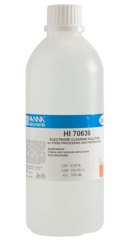 Hanna HI70636L Cleaning Solution for Wine Stains, 500mL-