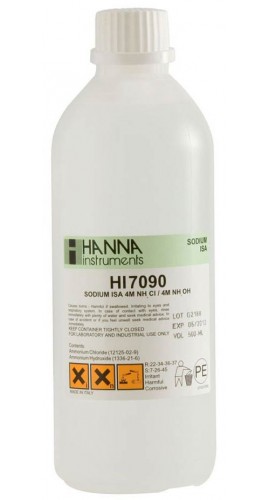 Hanna HI7090L ISA Solution for Sodium ISE, 500 mL-