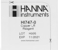 Hanna HI747-25 Copper Low-Range Checker HC Reagents, 25 tests-