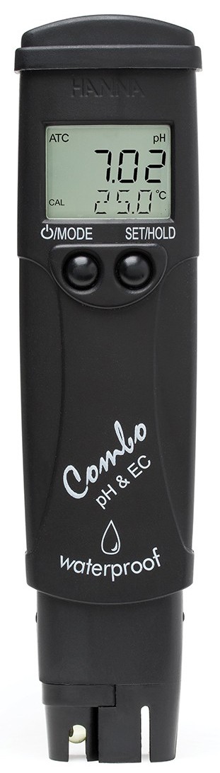 pH/EC/TDS/°c HI 98130（コンボ2）ハンナｐＨ・ＥＣテスター Hanna HI98130 Combo pH/Conductivity/TDS Tester, High Range