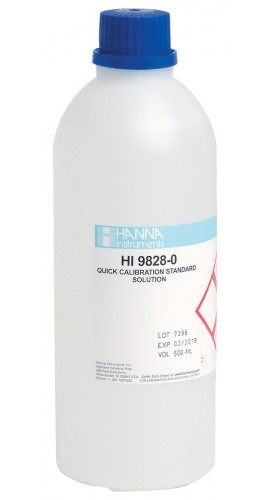 Hanna Instruments HI9828-25 All In One Calibration Solution, 500 ml-