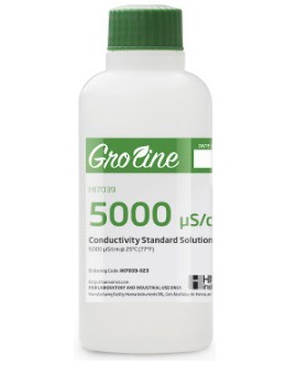 Hanna HI 7039-012 GroLine Conductivity Standard, 5,000 &amp;mu;S/cm-