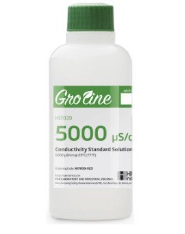 Hanna HI 7039-012 GroLine Conductivity Standard, 5,000 &amp;mu;S/cm-