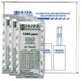 HANNA HI70442P 1500 mg/L (ppm) TDS Calibration Solution, 20 mL, 25 Packs-