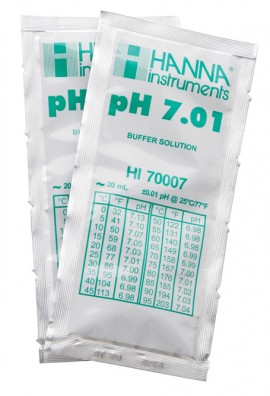 Hanna HI 77700p Ensemble de calibration, pH 7, 20ml, 10 pi&amp;egrave;ces chaque-