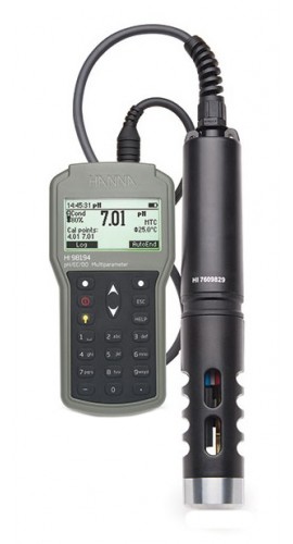 Hanna HI 98194/40 pH/EC/DO Portable Meter with Probe-