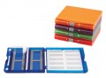 Heathrow Scientific 120593 Premium Plus Slide Boxes, Assorted Colors-