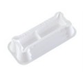 Heathrow Scientific 120651 Reagent Reservoir, 25 mL (10 and 15 mL divided), Sterile, 5 each/bag-