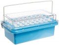 Heathrow Scientific HS120074 True North Mini-Cooler, Blue, 32 Place-