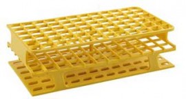 Heathrow Scientific HS120205 Support pour tubes &amp;agrave; essai OneRack, 13 mm, jaune, lot de 8-