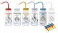 Heathrow Scientific HS120253 Wash Bottles, Ethanol, Natural-
